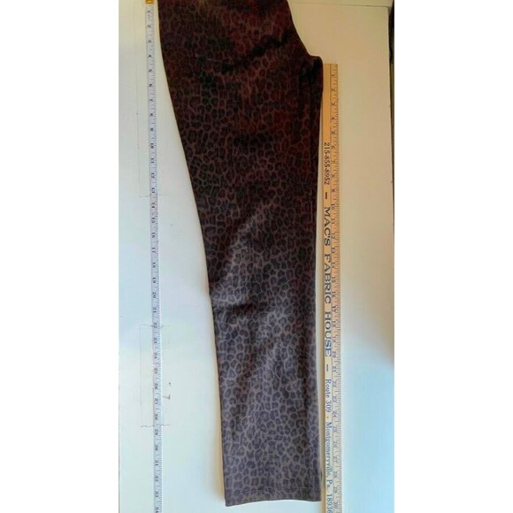 Liverpool Madonna Leggings Cheetah Ponte Knit Slim Pants Size 0/25 NEW! $98 - Picture 11 of 12